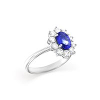 Ring Roman Gioielli Woman NUVOLA in White Gold Zaffiro 2.01 Ct R2345A21N23621 - R2345A21N23621